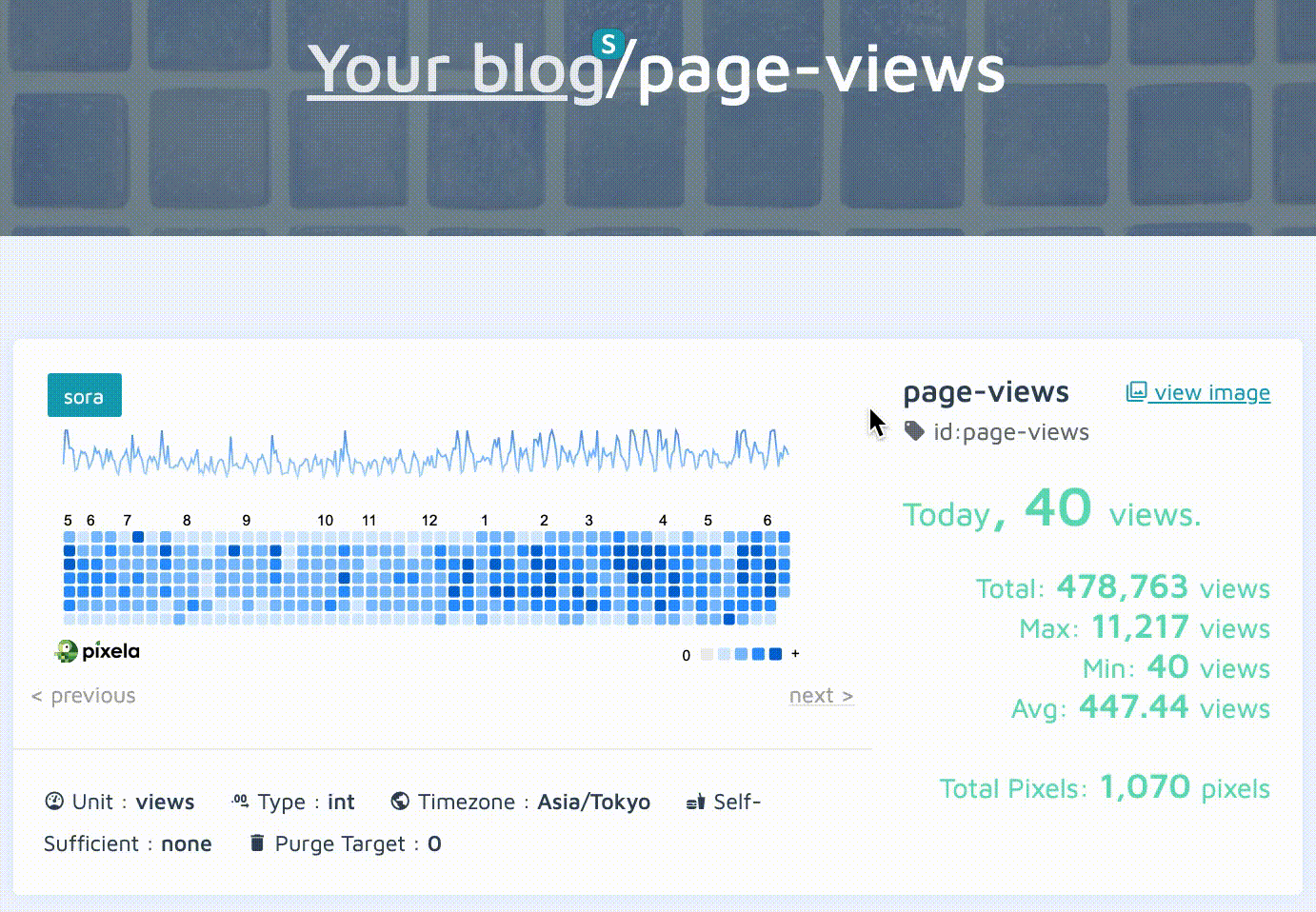 Pixela Introduction Animation